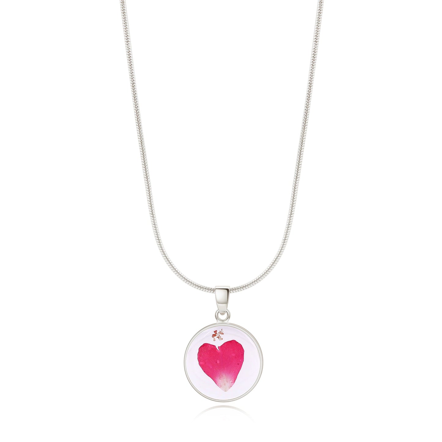 Collier de fleurs de naissance pressées