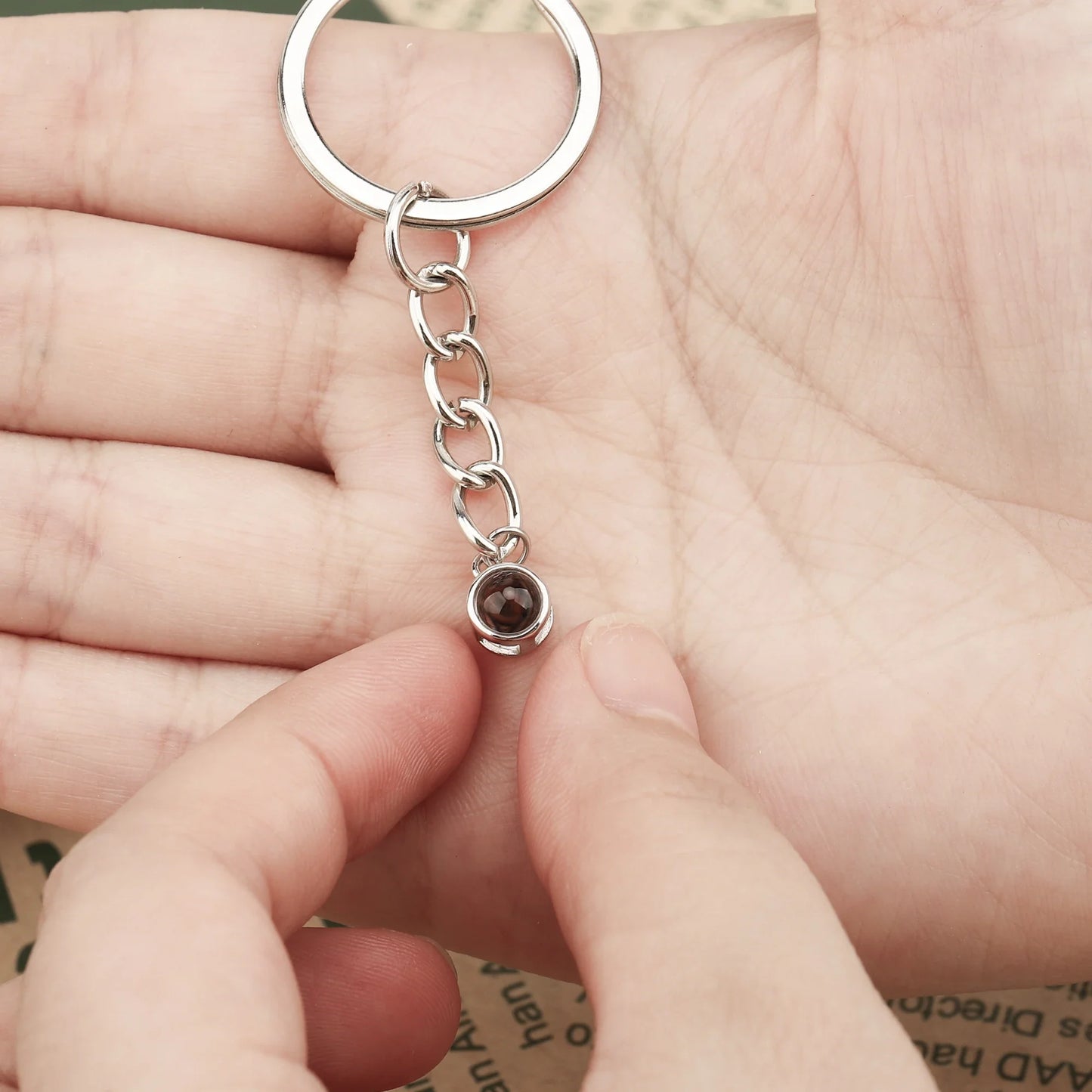 Minimalist Projection Keychain