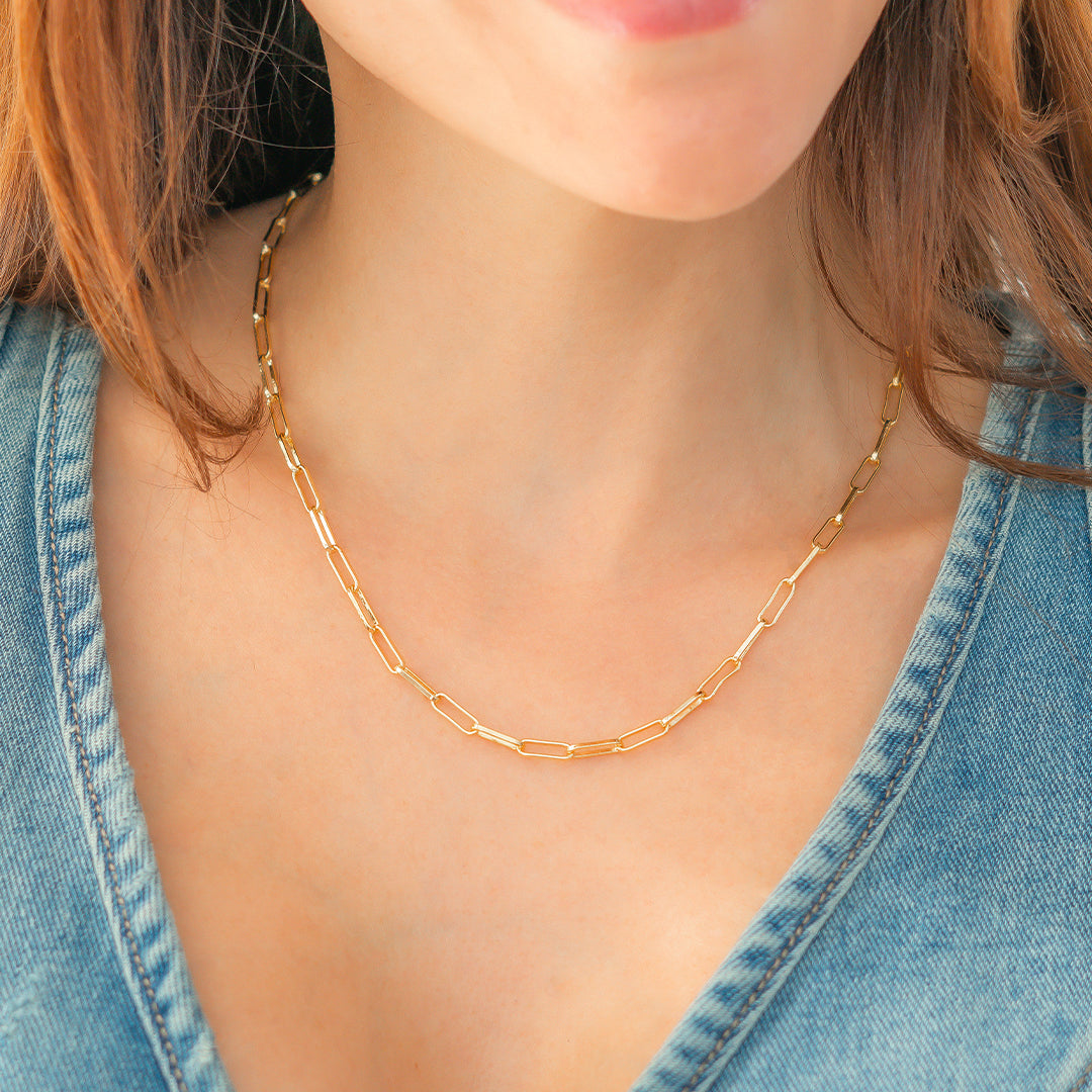 Collier chaîne trombone Paradiso