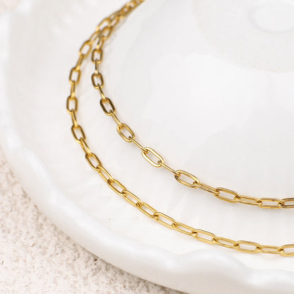 Collier chaîne trombone Paradiso