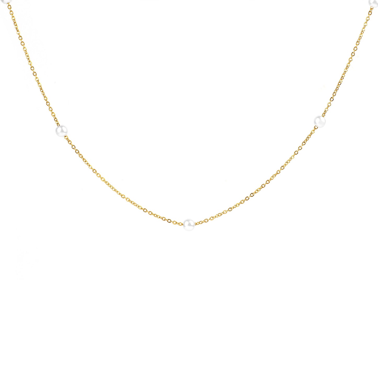 Collier Satellite Perle