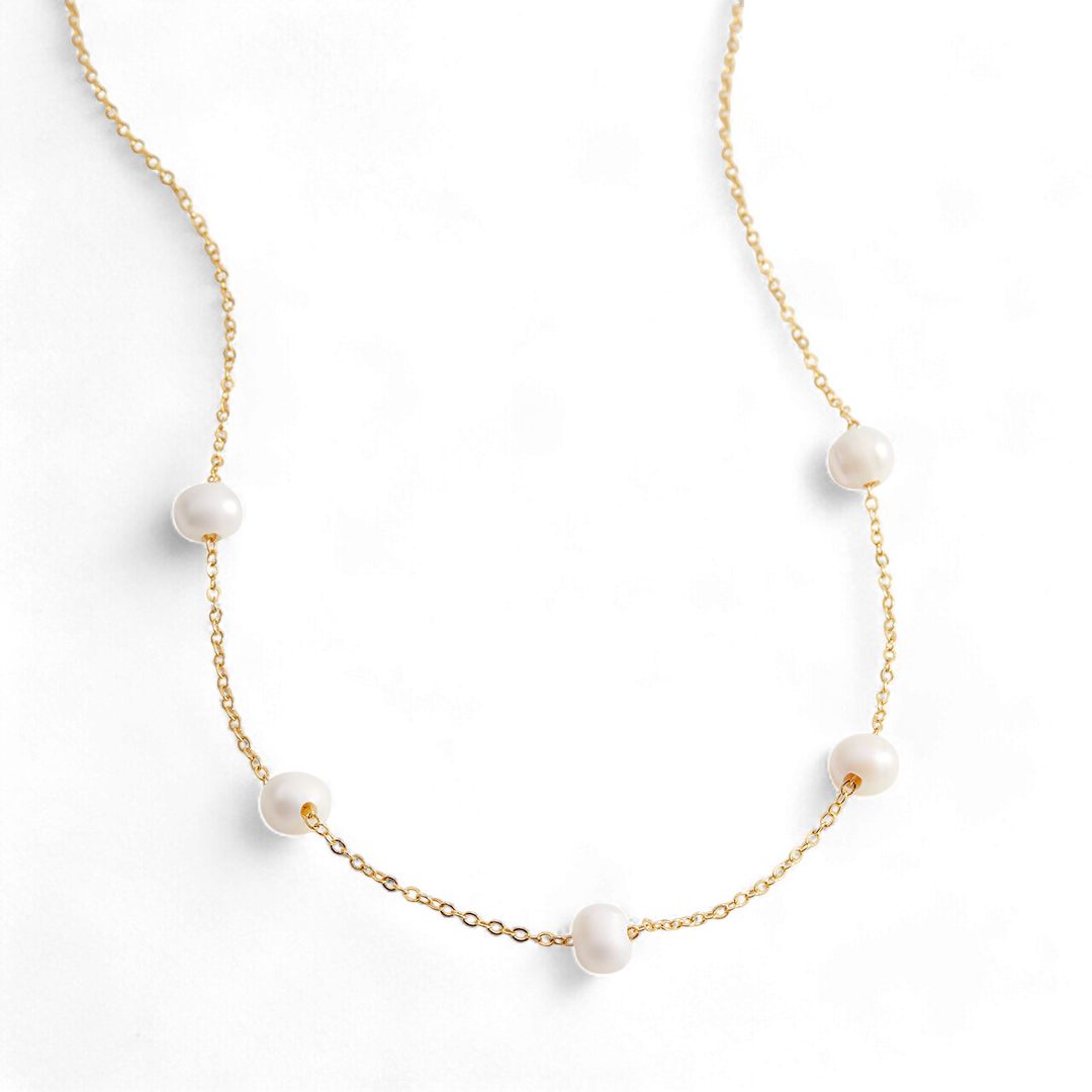 Collier Satellite Perle