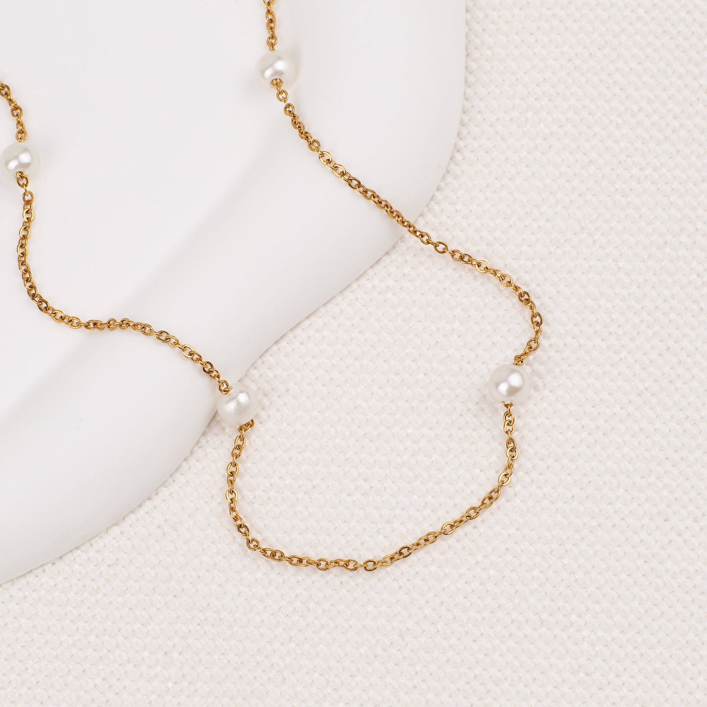 Collier Satellite Perle