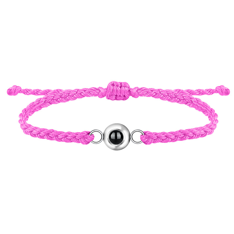 Personalisiertes kreisförmiges Fotoarmband