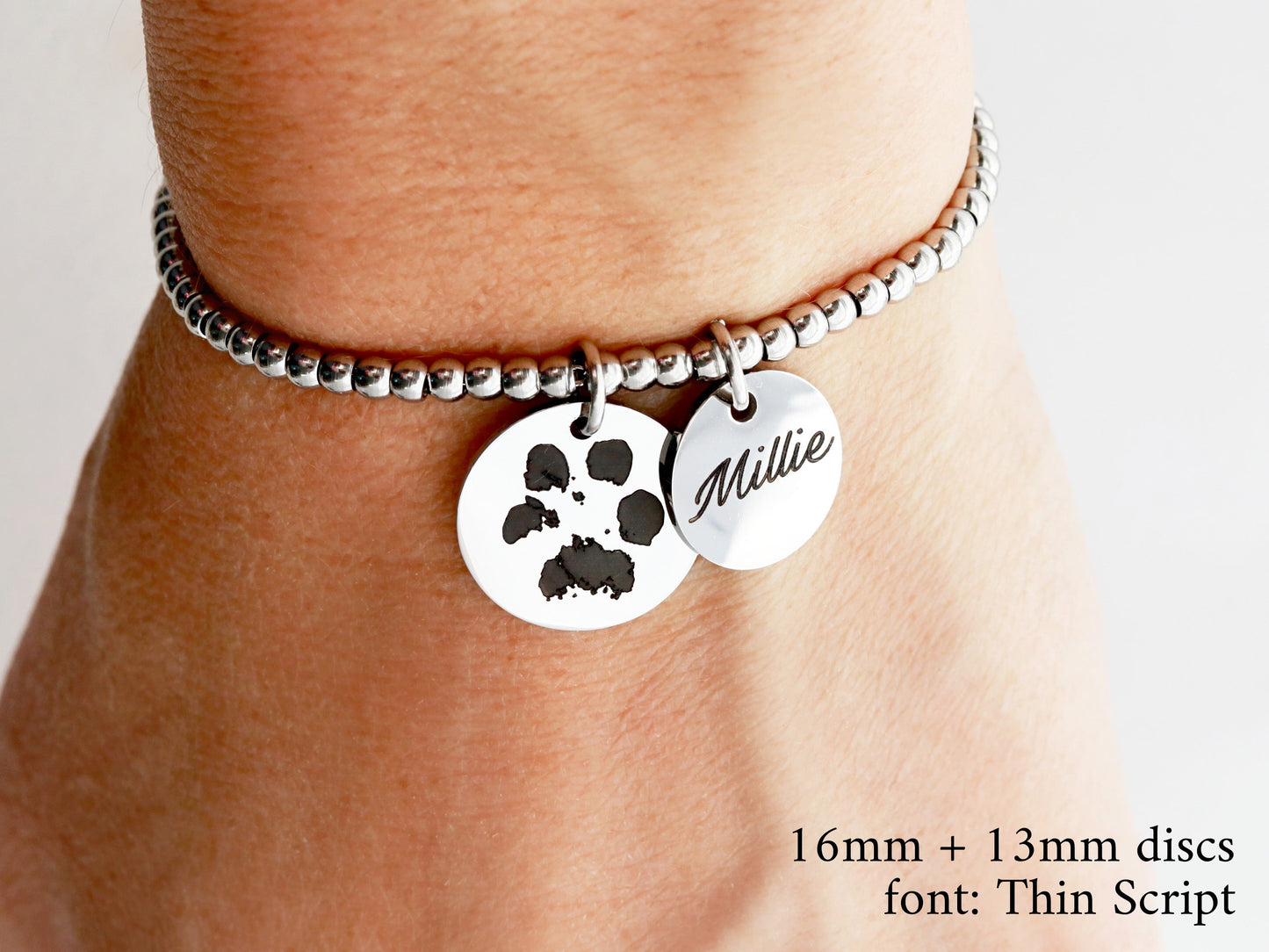 Actual Prints Beaded Bracelet