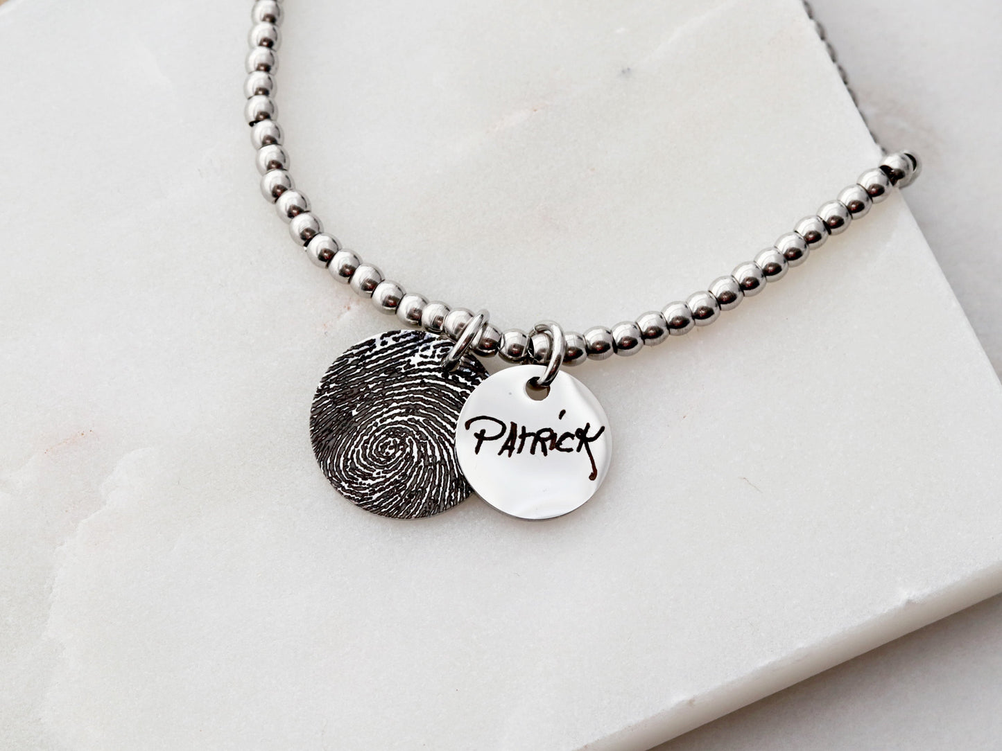 Actual Prints Beaded Bracelet