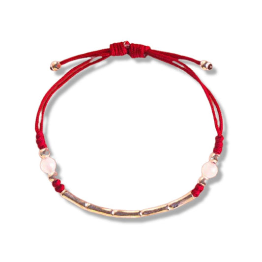 Red Rope Bamboo Bracelet