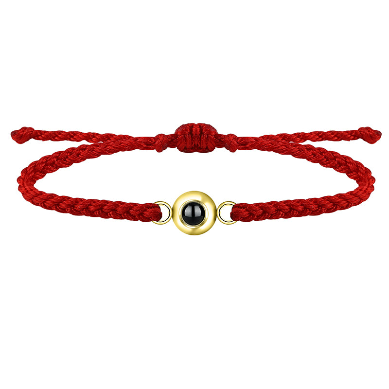 Personalisiertes kreisförmiges Fotoarmband