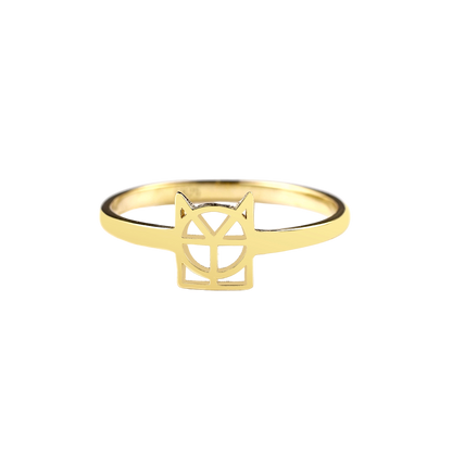 Monogram Name Ring