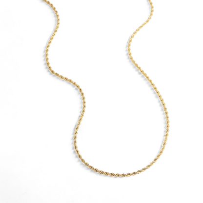 Collier chaîne en corde