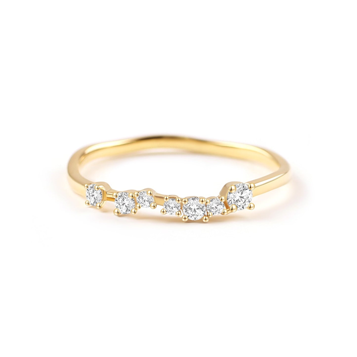 Bague en diamant scintillant