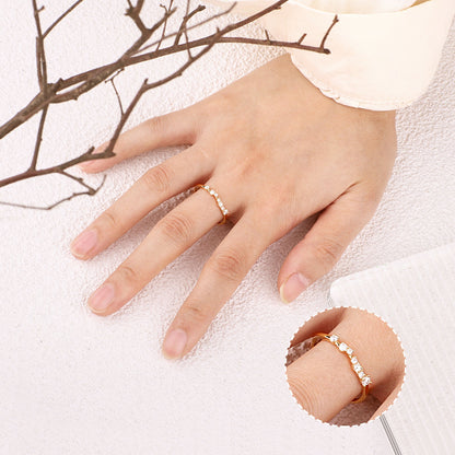 Bague en diamant scintillant