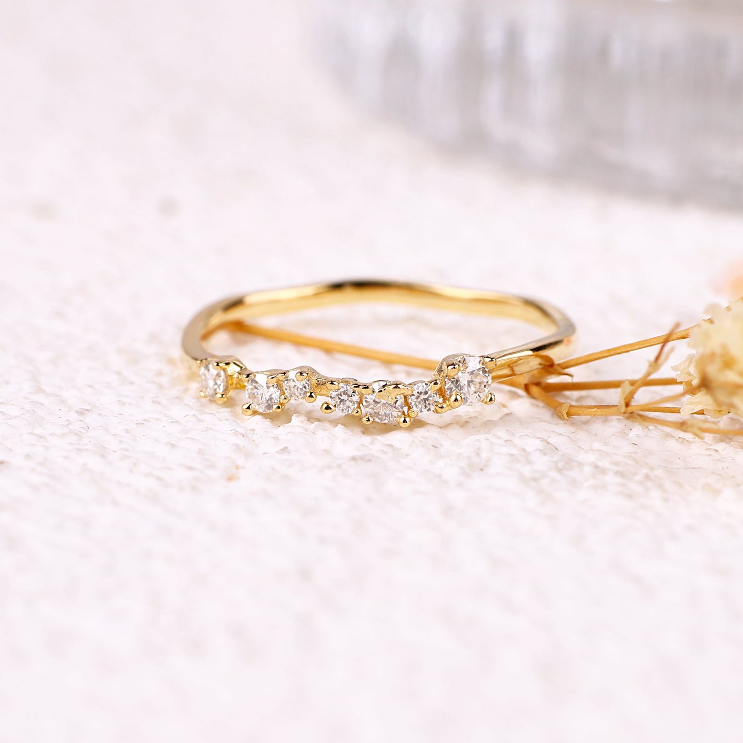 Bague en diamant scintillant
