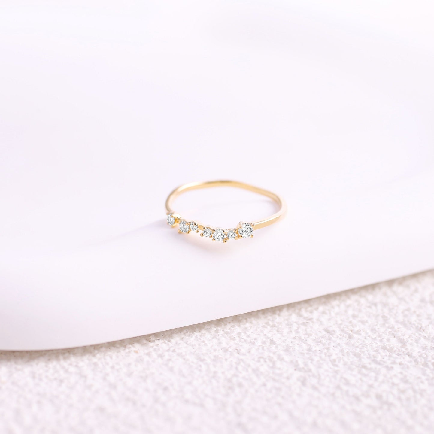 Bague en diamant scintillant