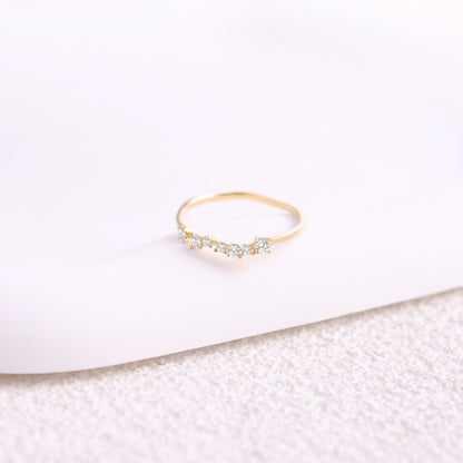 Bague en diamant scintillant