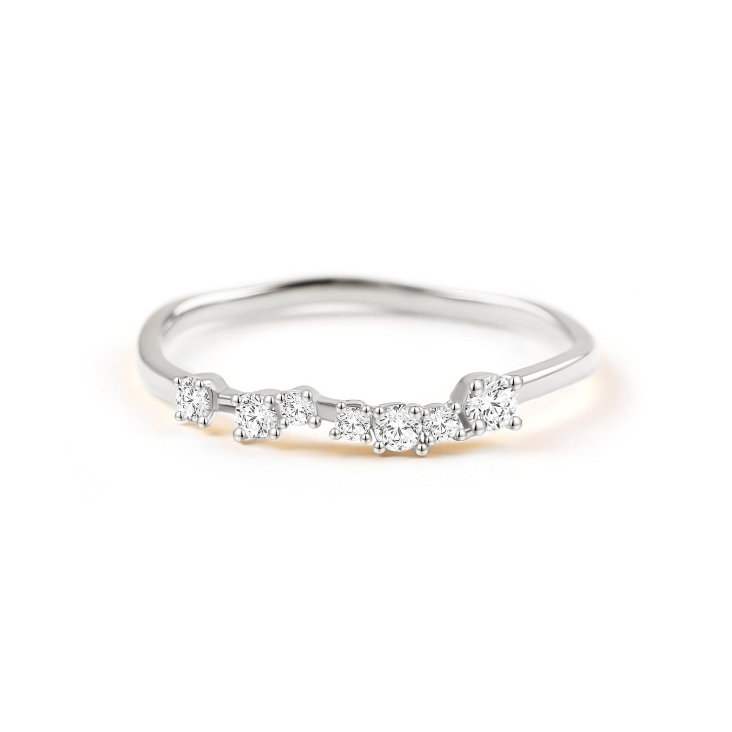 Bague en diamant scintillant
