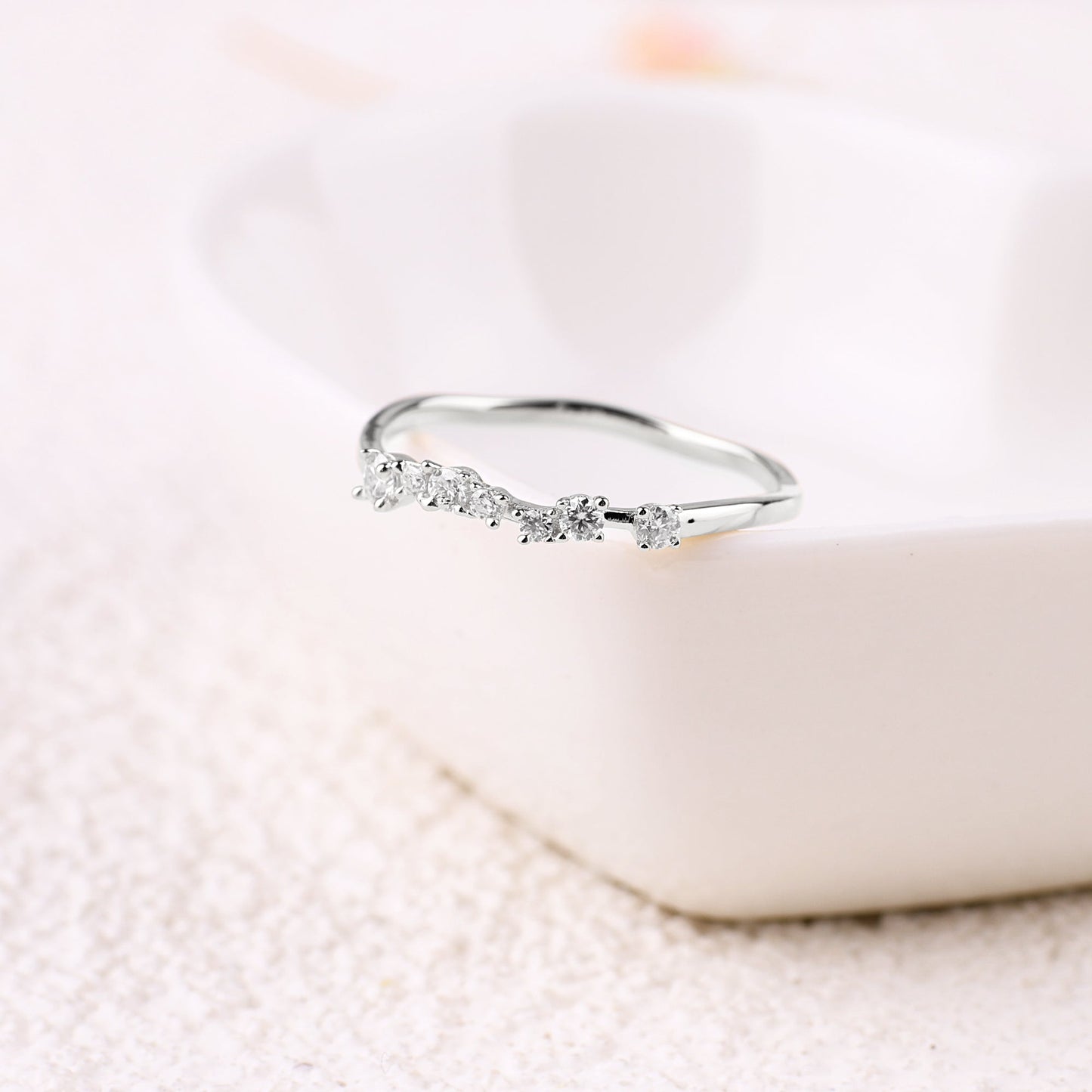 Bague en diamant scintillant