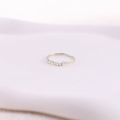 Bague en diamant scintillant