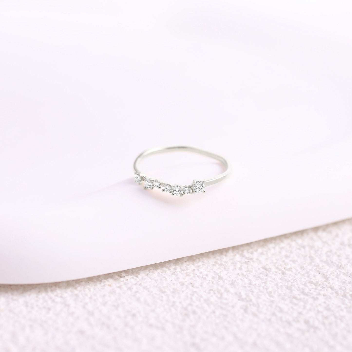 Bague en diamant scintillant