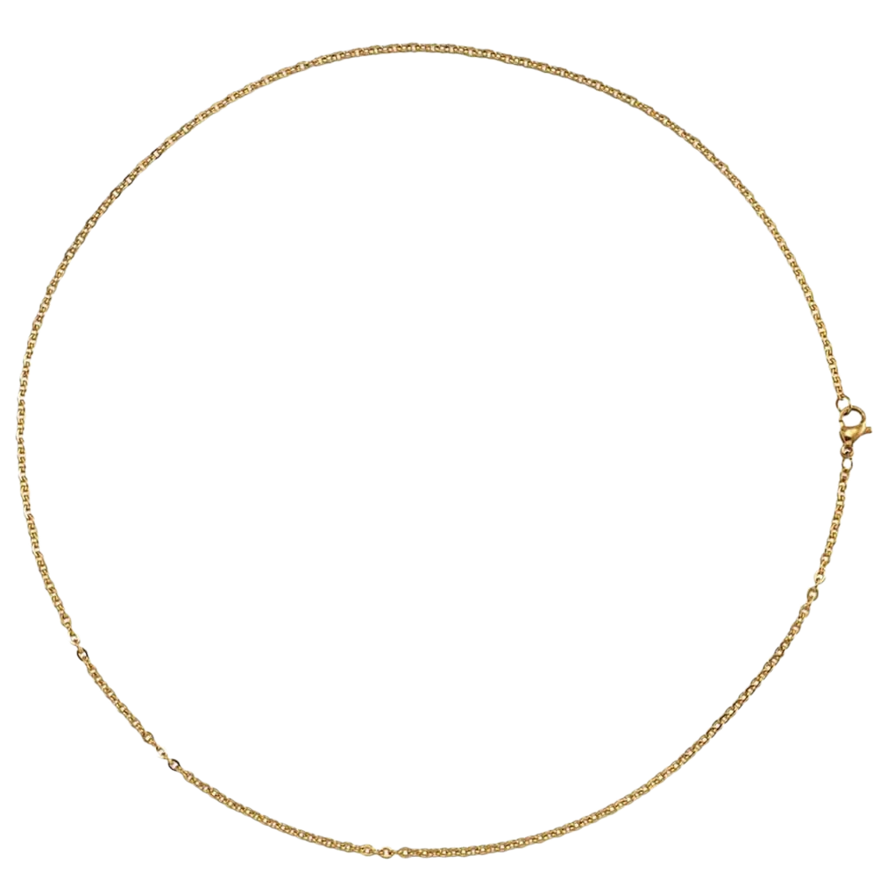 Collier délicat à chaîne torsadée