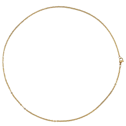 Collier délicat à chaîne torsadée