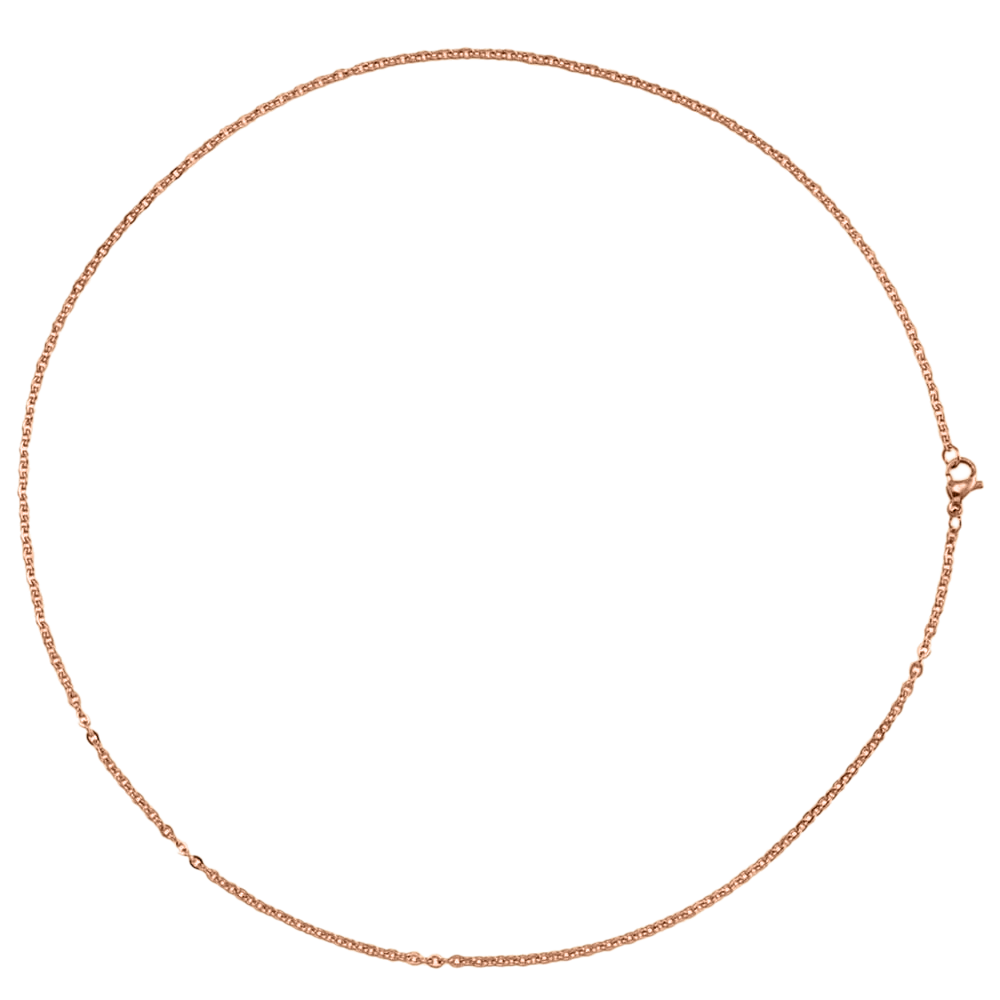 Collier délicat à chaîne torsadée