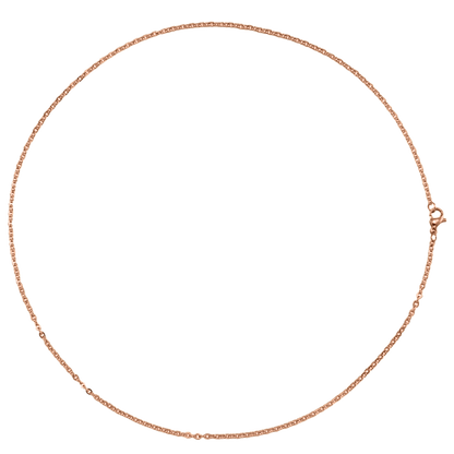 Collier délicat à chaîne torsadée