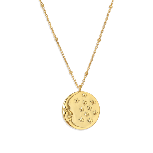 Collier pendentif nuit étoilée