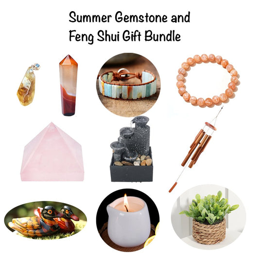 Summer Gemstone and Feng Shui Gift Bundle