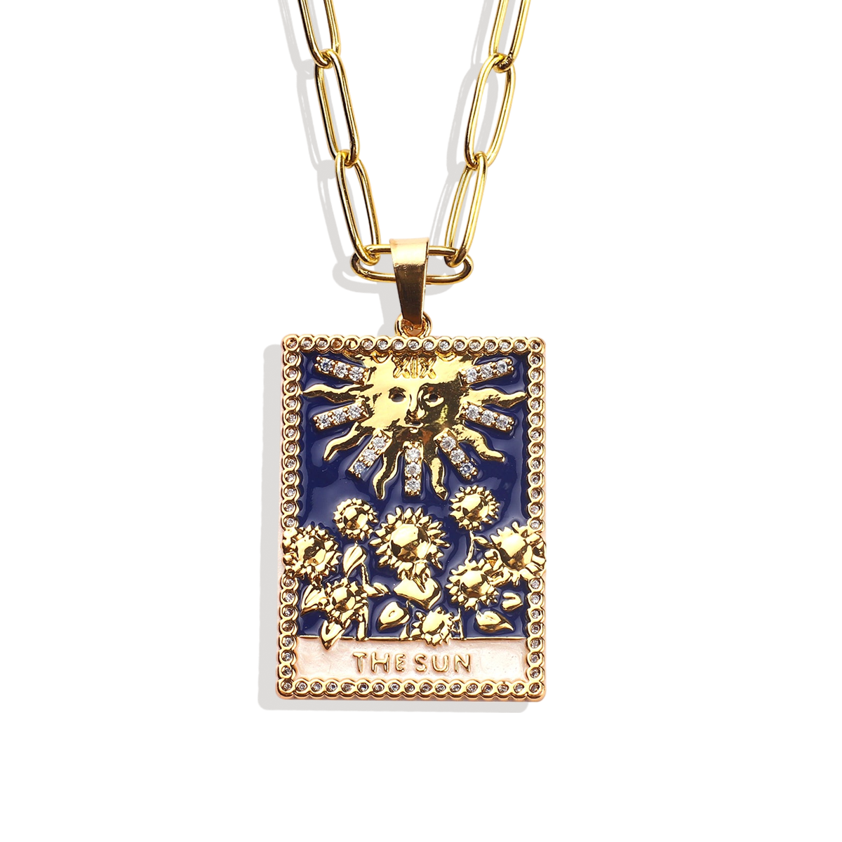Le collier de tarot du soleil 