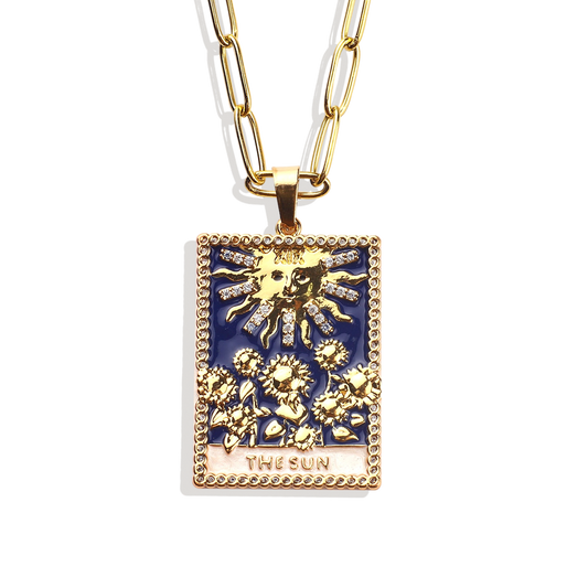 Le collier de tarot du soleil 