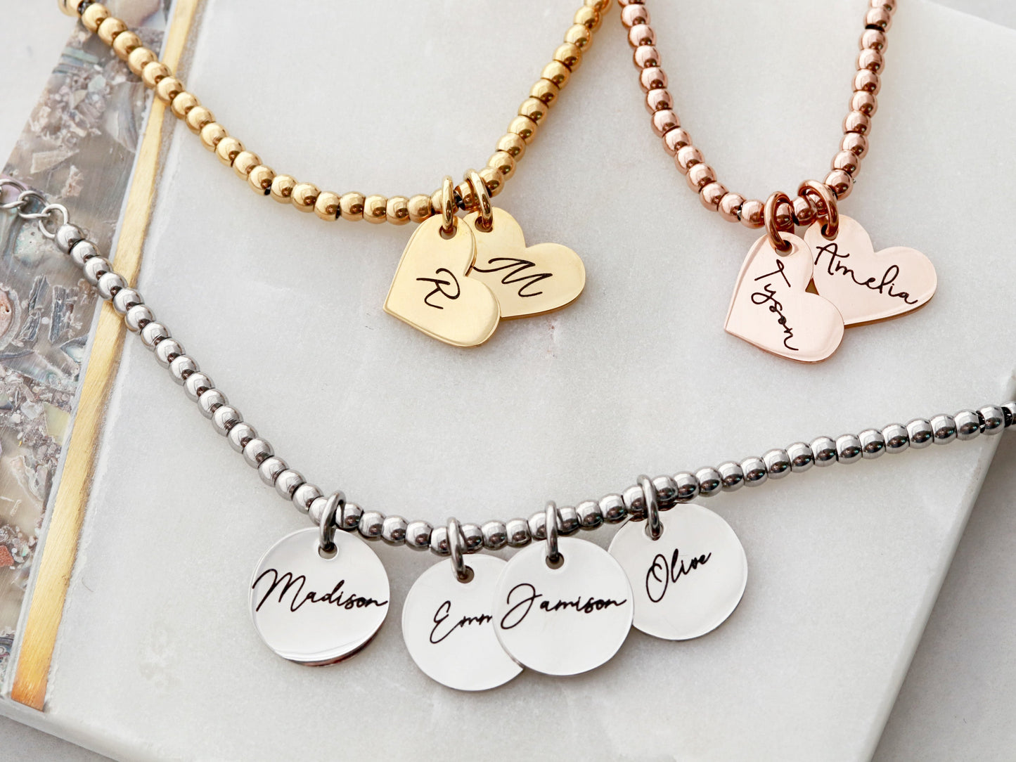 Personalized Beaded Bracelet