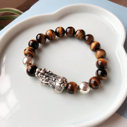 Tiger’s Eye Feng Shui Pixiu Bracelet