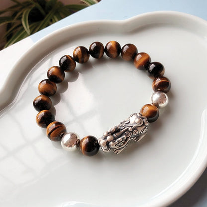 Tiger’s Eye Feng Shui Pixiu Bracelet