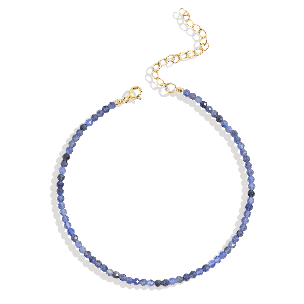 Petit bracelet empilable en perles de lapis-lazuli