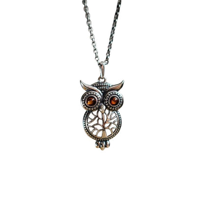 Tree of Life Owl Necklace