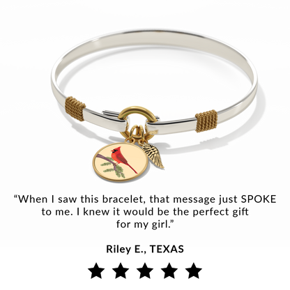 Cardinal - Two-Tone Custom Charm Bracelet