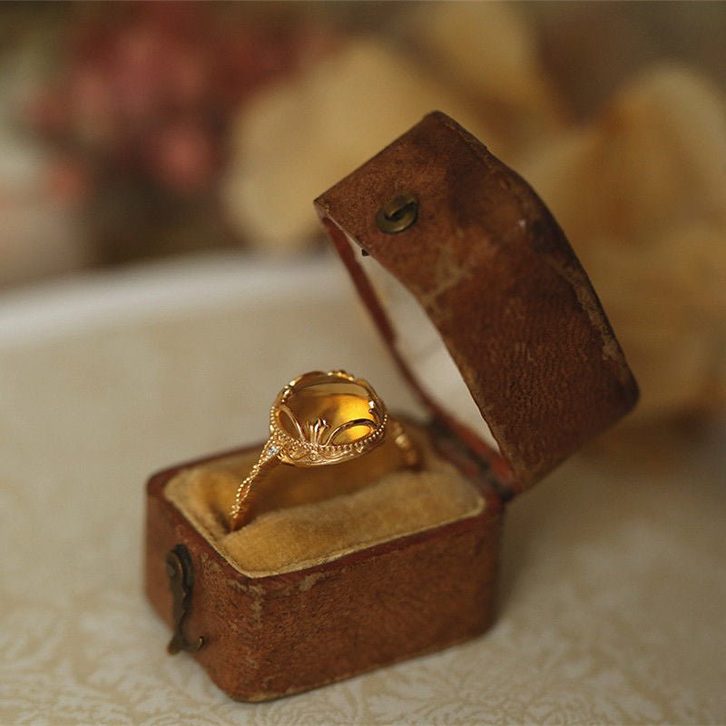 Unstoppable Luck Citrine Ring