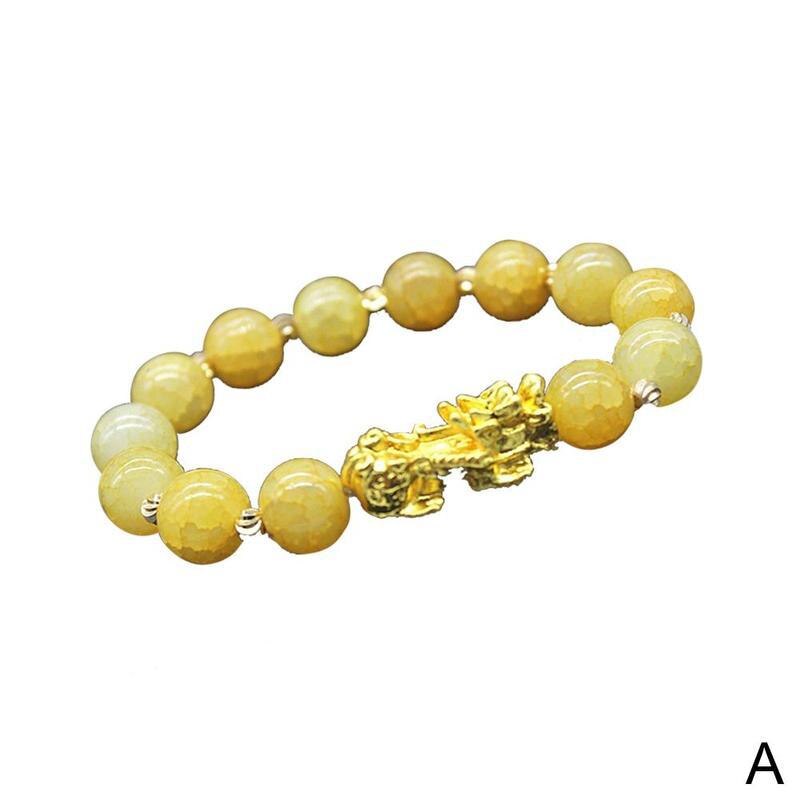 Wealth & Fortune Citrine Piyao Bracelet