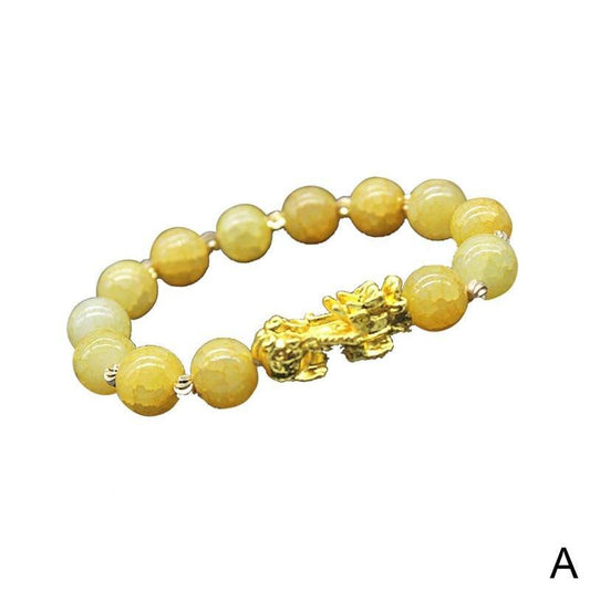 Wealth & Fortune Citrine Piyao Bracelet