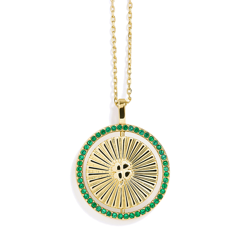 Meaningful Colors Spin Necklace - Wear fortune