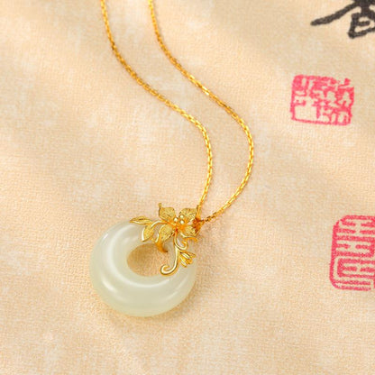 White Jade Auspicious Necklace