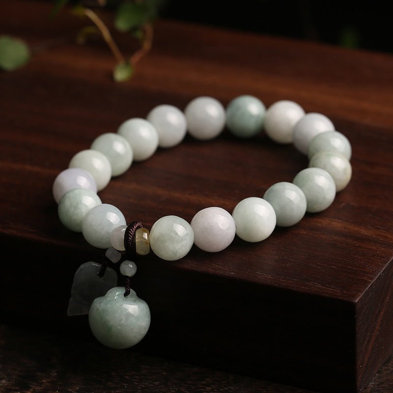 White Jade Fortune Pixiu Bracelet