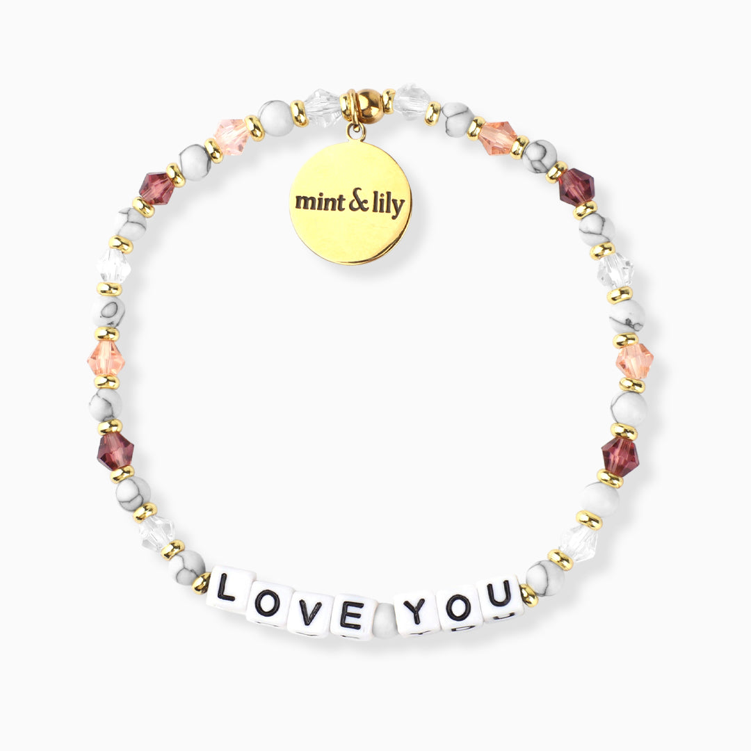 Bracelet d'amitié personnalisé en perles d'améthyste