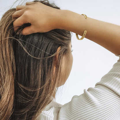 Souviens-toi de qui tu es et redresse ta couronne Bracelet manchette personnalisable 
